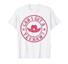 PRICES MAY VARY. Embrace inner cowboy with this fun 'Can I Get A Yeehaw' vintage-style tee. Perfect for music concerts, rodeo events, or just showing off your Western spirit. This shirt is a must-have for anyone who loves cowboy lifestyle and vintage Western aesthetics. It's also an idealfor the music in your life. Lightweight, Classic fit, Double-needle sleeve and bottom hem Gifts For Grandpa, Rodeo Events, Country Music Shirt, Western Tee, Country Music Shirts, Music Party, Vintage Cowboy, Cowboy Western, Vintage Western