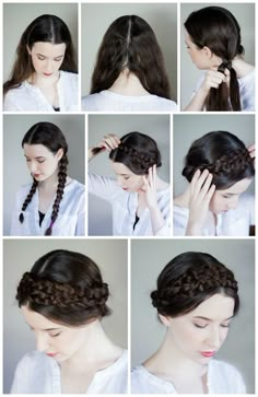 peinados-mexicanos-modernos-trenzas-sencillos Milk Braids, Mexican Hairstyles, Historical Hairstyles, 60 Hairstyles, Milkmaid Braid, Milk Maid, Scarf Ideas, Life Ideas