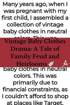 the baby clothes label is shown in red, white and blue