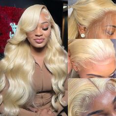 PRICES MAY VARY. 613 Lace Front Wig Human Hair Material: 100% unprocessed human hair, refuses to collect from the floor, soft and natural, healthy and vibrant, no shedding and tangle free Blonde Lace Front Wigs Human Hair Type: 613 wigs human hair is HD transparent lace, breathable&durable, medium cap size (22.5 inch) natural hairline, bleached knot pre-plucked with baby hair Glueless Wigs Human Hair Advantages: There are straps inside the hair net, which can reduce the use of glue and make it m 613 Wigs, 613 Blonde Wig, 613 Lace Front Wig, Human Hair Wigs Blonde, Human Hair Lace Front Wigs, Blonde Lace Front Wigs, Hair Lace Front Wigs, Glueless Wigs, Lace Front Wigs Human Hair