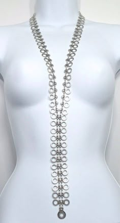 [Sympli] - Shopboutiquekarma Chainmaille Jewelry Patterns, Zipper Necklace, 2000s Jewelry, Hammered Silver Jewelry, Hardware Jewelry, Chainmail Jewelry, Chainmaille Jewelry, Body Accessories, Chain Maille Jewelry