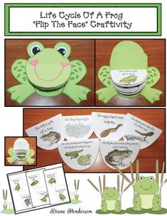 the frog is making its own cupcakes and cake toppers for his first birthday