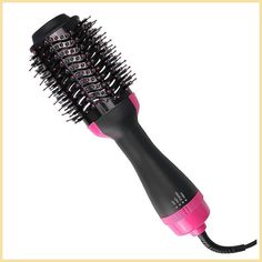 Hair Dryer Brush, HIPPIH Hot Air Brush Styler and Dryer, Blow Dryer Brush with Negative Ionic for Straightening, Curling, Pro Voluminous Curls, Frizzy Hair