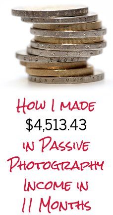 a stack of coins with the words how i made $ 4, 513 43 in passive photography