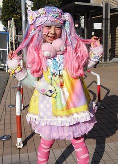 Decora Kei Fashion, Style Doc Martens, Fairy Kei Fashion