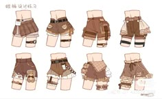 the paper doll is made to look like it has many different outfits