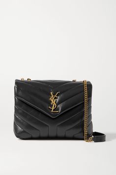 SAINT LAURENT Loulou small quilted leather shoulder bag Ysl Loulou Bag, Saint Laurent Shirt, Saint Laurent Boots, Saint Laurent Jeans, Handbag Heaven, Small Quilts, Saint Laurent Bag, Small Shoulder Bag, Hermes Bag