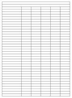 a printable sign up sheet with the number of people in each column and numbers on it