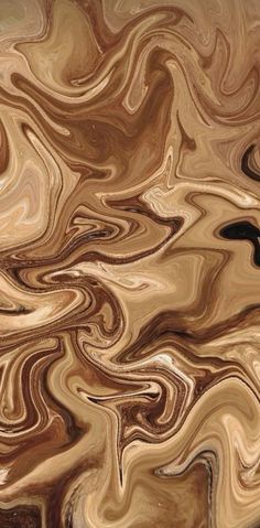 an abstract painting with brown and tan colors on it's surface is shown in this image