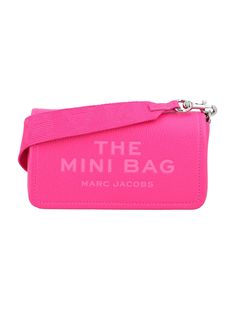 The Mini Bag Mark Jacobs Bag, Pink View, Leather Mini Bag, My Style Bags, Purse Essentials, Versace Shop, Girly Bags, American Fashion Designers, Mini Tote Bag