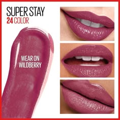 Meet The 24hr Lip Color That Stretches The Limits Of Long Wear. No Other Long Wear Lasts Longer. Period. Micro-Flex Formula Glides On And Looks Gorgeous All Day. No Crumbling, No Caking, No Fading, No Feathering, No Transferring. 2-Steps In 1 Convenient Tube. Available In 30 Long Lasting Shades. Bring On High-Impact Lip Color That Lasts All Day Microflex Technology Keeps Your Color Fresh For Up To 24 Hours Color Of A Lipstick, Glides Like A Gloss, And Moisturizes Like A Lip Balm Available In A B Maybelline Lip Gloss, Soft Pink Lipstick, Nude Lip Makeup, Nude Lipstick Shades, Lip Color Shades, Baby Lips Maybelline, Maybelline Lip, Light Lipstick, Makeup Over 50