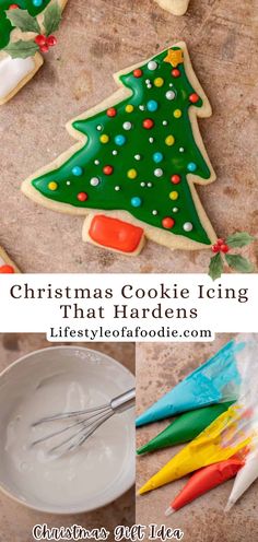 christmas cookie icing that hardens