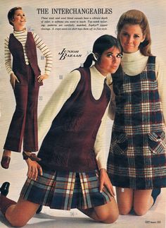 60’s Fashion, Decades Fashion, Sears Catalog, 60s And 70s Fashion, Seventies Fashion, 70’s Fashion, Sixties Fashion