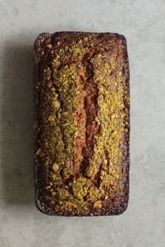 a loaf of bread sitting on top of a counter