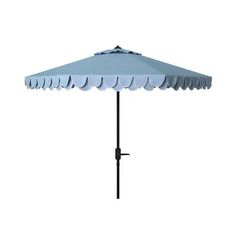 an umbrella is shown on a white background