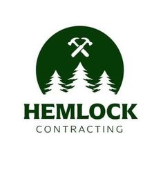 the logo for hemlock constructing