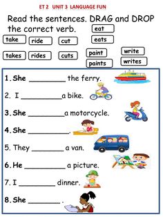 a worksheet with words and pictures on it