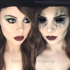 Evil Witch Makeup, Witch Makeup Halloween, Make Up Diy, Good Vs Evil, Scary Witch, Which Witch, Evil Witch, Amazing Halloween Makeup