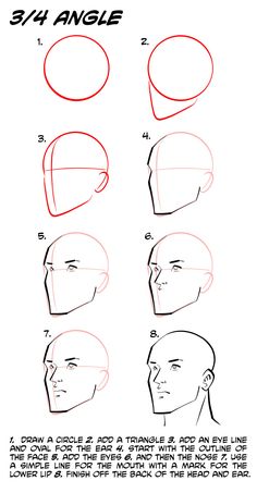 how to draw an anime head in 3 easy steps step by step instructions for beginners