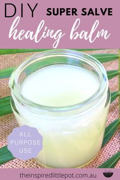 Body Balm Diy, Healing Balm With Essential Oils, Balm Diy Recipe, Diy Skin Healing Salve, Diy Salves And Balms Recipes, Diy Body Balm Recipes, Balm Recipes Healing, Homemade Balms And Salves, How To Make Salves And Balms