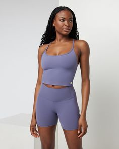 This flattering tank top has racerback straps and a modern scoop neckline. Our supremely soft and innovative Vuori BlissBlend™ fabric is a performance stretch knit that moves with you. Made with 75% recycled materials, this top delivers breathable, lightweight support. | Vuori AllTheFeels™ Tank Top | Cosmic | XS Vuori makes premium performance apparel inspired by the active Coastal California lifestyle; an integration of fitness, surf, sport, and art. Breaking down the boundaries of traditional Vuori Clothing Women, Racerback Workout Tank Top, Coastal California, California Lifestyle, Workout Tank Top, Workout Tanks, Performance Outfit, New Perspective, Scoop Neckline