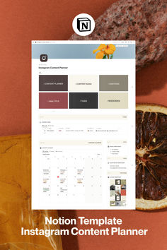 the wordpress theme is displayed on top of an orange slice and it's contents