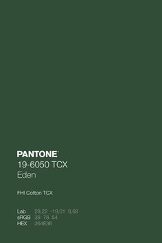 pantone's green color scheme for the edenn flooring company in london