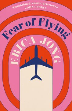 an advertisement for the fear of flyings, which is featured in pink and red