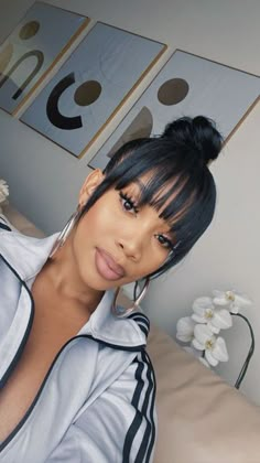 Gel Ponytails For Black Women, Packing Gel With Fringe Hairstyle, Gel Hair Styles Hairstyles, Fringe Ponytail Hairstyles, Up Gel Hairstyles, Gel Styles Hairstyles, Gel Ponytail Hairstyles, Gel Up Hairstyles, Styling Gel Hairstyles