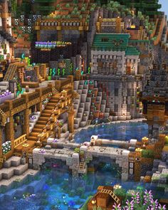 Minecraft Castle Designs, Minecraft Steampunk, Minecraft Tutorials, Minecraft Mansion, Minecraft Farm