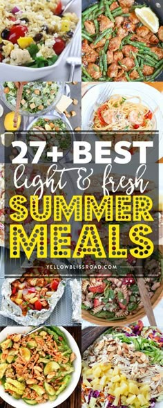 the best light and fresh summer meals