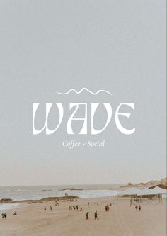 Coastal Coffee Shop Brand Coffee Brands Logo, Beachy Website Design, Coastal Branding Design, Coastal Fonts, Coastal Logo Design, Coastal Graphic Design, Coastal Typography, Coffee Shop Branding Design, Coastal Coffee Shop