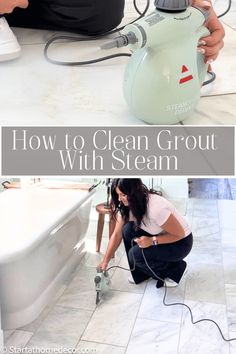 how to clean grout with steam in the kitchen and on the bathroom countertop