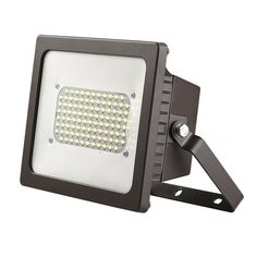 led flood light on white background with clipping for use in outdoor lighting projector