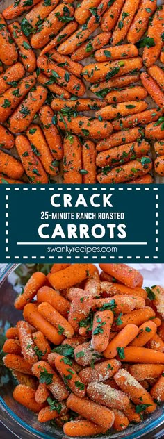 Oven Roasted Carrots, Easy Vegetable Recipes, Baked Carrots, Vegetable Side Dishes Recipes, Desserts Vegan, Carrot Recipes, Veggie Side Dishes, Thanksgiving Side Dishes, Roasted Carrots