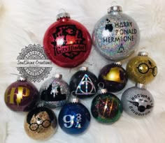 harry potter christmas ornament collection