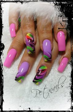 Unghie Nail Art, Fancy Nails Designs, Her Nails, Colorful Nail Designs, Pretty Nail Art, Hot Nails, Pedicures