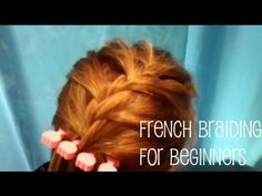 How To French Braid For Beginners French Braid For Beginners, Learn To French Braid, Braid For Beginners, Braids For Beginners, French Braiding, Easy French Braid, How To French Braid, Haircut Styles For Women