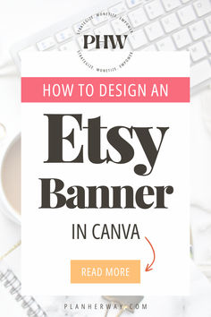 the title for how to design an easy banner in canva