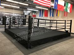 RING SKIRTS Lowboy Rings Our Lowboy ring skirts are designed to fit both boxing and wrestling rings that have a shorter floor height. Free Ground Shipping (48 states only) is included in the price. Our ring skirts are 16" tall and can fit rings with a 12" to 18" finished ring floor height. These are light weight nylon, so they don't sag like heavier cloth or canvas ring skirts and the nylon material is very strong and easy to keep clean. Our rings skirts will give your ring a clean professional Osb Flooring, Osb Plywood, Boxing Rings, Boxing Ring, Training Facility, Plywood Flooring, Athletic Training, Tristan Da Cunha, Faroe Islands