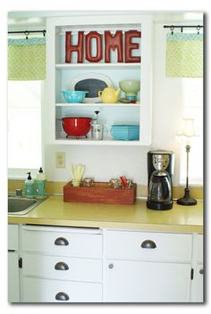 the kitchen is clean and ready to be used for cooking or baking, as well as other things