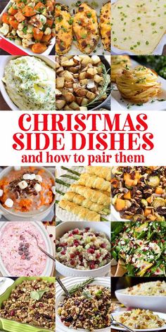 christmas side dishes and how to pair them with dips or salads for an appetizer