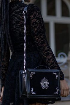 Immortal Coil Handbag | Killstar 2010 Fashion, Trending Handbag, Glam Rock, Black Heart, Black Handbags, Lifestyle Brands