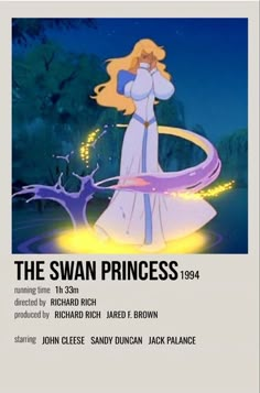 an advertisement for the swan princess