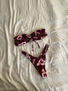 Hibiscus eco friendly bikini Fancy Fits, Cooler Style, Beach Fits, Cruise Outfits, Summer Swim Suits