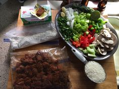 the food is prepared and ready to be cooked in the oven on the kitchen counter