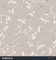 white leaves on grey background for wallpaper or fabric design, this pattern is suitable to use