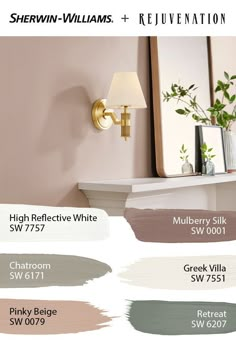 sherylin williams and rejuvenation paint colors