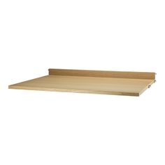 a wooden shelf with no shelves on it