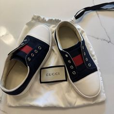 Perfect Condition Gucci Kids Sneakers. Size 28 (10us), Worn Only Once. Come With A Dust Bag. Gucci Kids, Shoes Gucci, Kids Sneakers, Gucci Shoes, Kids Shoes, Kids Shop, Shoes Sneakers, Dust Bag, Color White